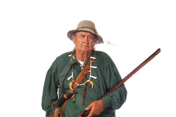 Современный горный человек и охотник на мех
 - Фото, изображение