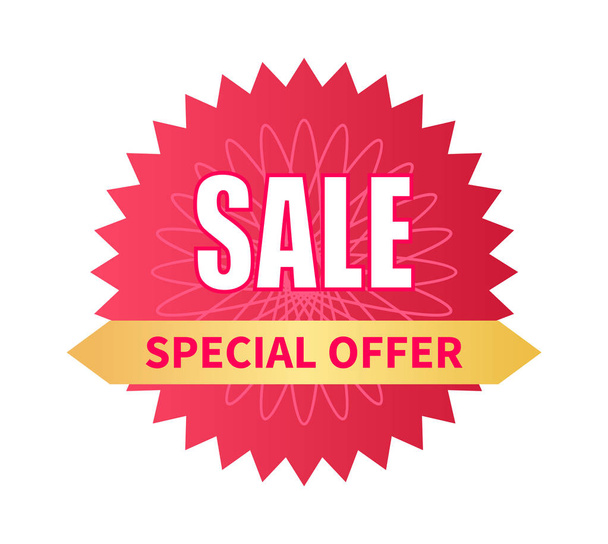 Special Offer Sale Premium Promotion Label Vector - Vektor, obrázek