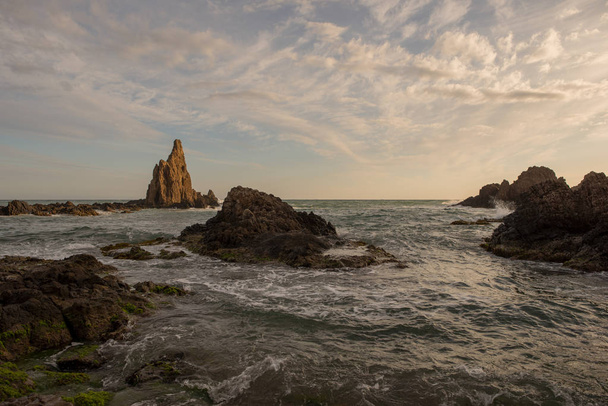 Gün batımında, İspanya cape sirenler resif - Fotoğraf, Görsel