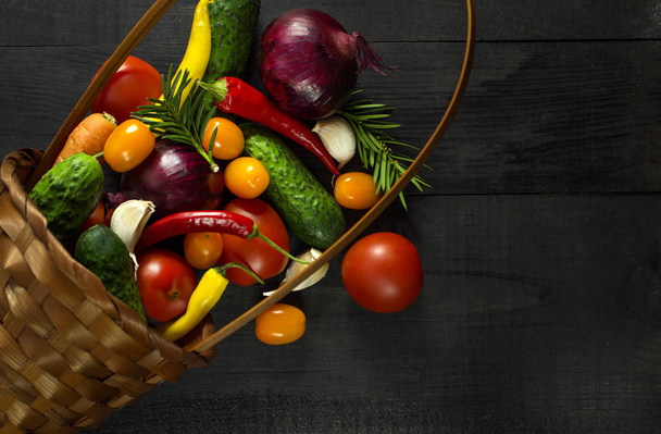 Овощи - здоровый пищевой продукт
. - Фото, изображение