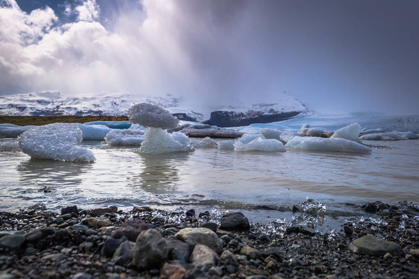 Fjallsarlon - 05 mai 2018 : Lagune d'iceberg de Fjallsarlon, Islande
 - Photo, image