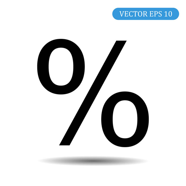 Icono porcentual. Ilustración vectorial. Eps 10
. - Vector, imagen