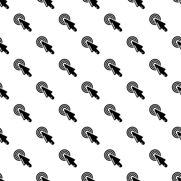 Cursor mouse icon, simple black style - Vector, imagen