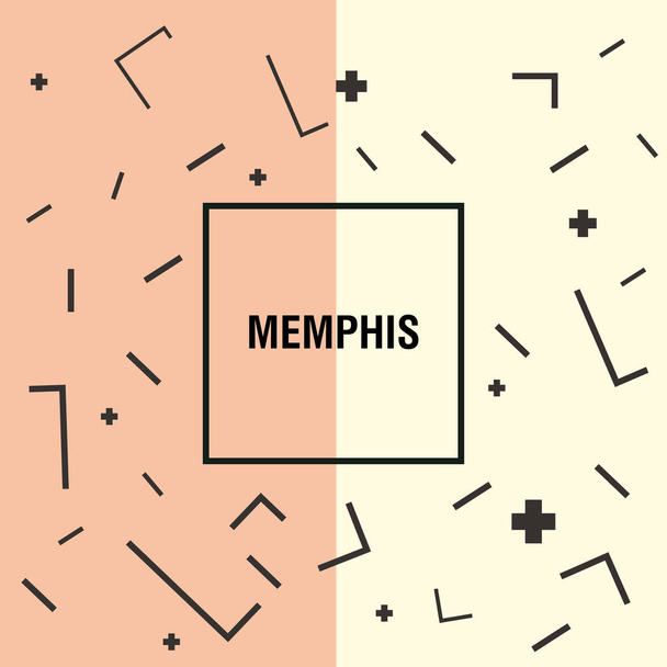 Memphis style design - Vector, Image