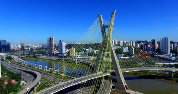 Ponte de cabo no mundo, Então Paulo Brasil, América do Sul, símbolo da cidade
  - Filmagem, Vídeo