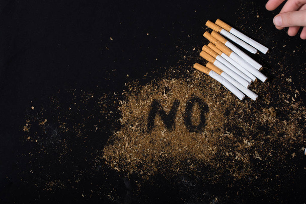 Plakat zum Weltnichtrauchertag für ein Konzept zum Rauchverbot - Foto, Bild
