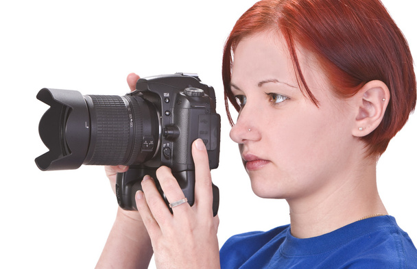 Teen girl photographer - Photo, Image