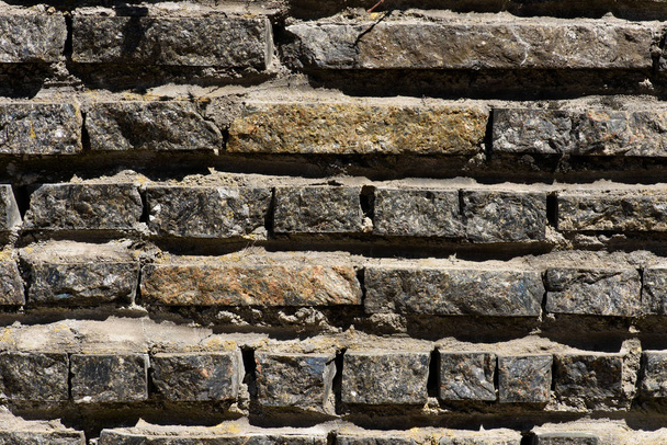 full frame image of brick wall background  - Фото, изображение
