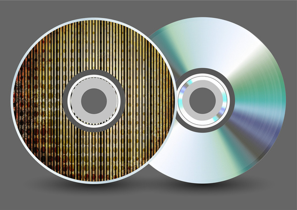 Vector disk on gray background. Eps10 - Vector, Image