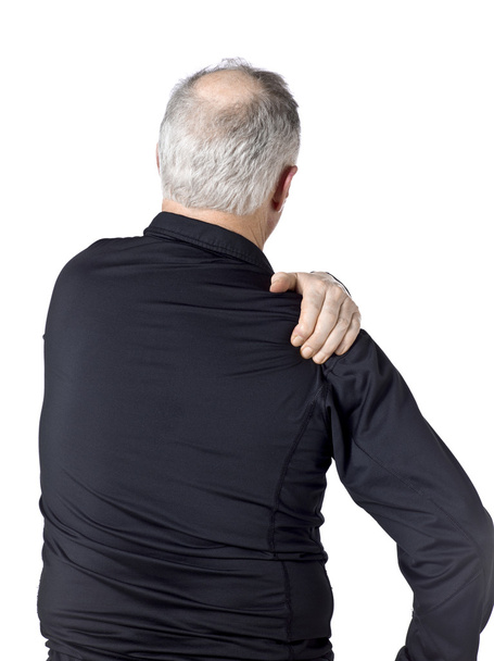 Старик с болью в плече
 - Фото, изображение