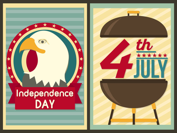 Independence Day of the United States. - Vector, afbeelding