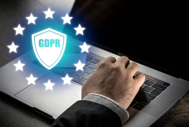 Regolamento generale sulla protezione dei dati (GDPR) Concetto. - Foto, immagini
