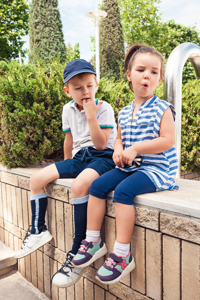 Kids fashion concept. - Фото, изображение