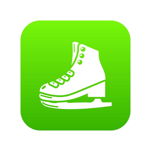 Skates icon, simple black style - Вектор,изображение