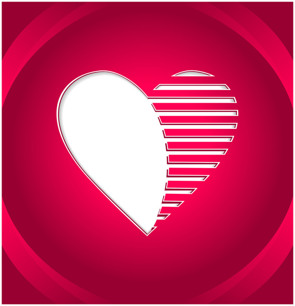 creatieve hart knop - Vector, afbeelding