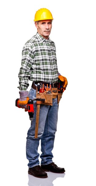 senior handyman - Фото, изображение