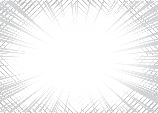 Speedlines halbfeiner Hintergrund für das Weblayout. weiße und graue Halbtonmuster mit Balken und Steigungslinien - Vektor, Bild