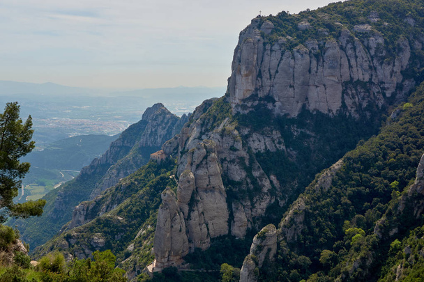 Szczyty górskie w Hiszpanii, Montserrat - Zdjęcie, obraz