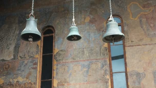 Bells in Vardzia Cave Monastery. Church of the Assumption of the Virgin - Footage, Video