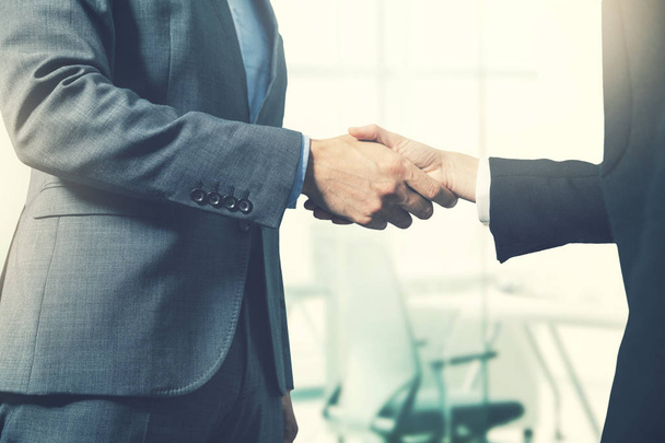 business people handshake after successful partnership deal - Photo, Image