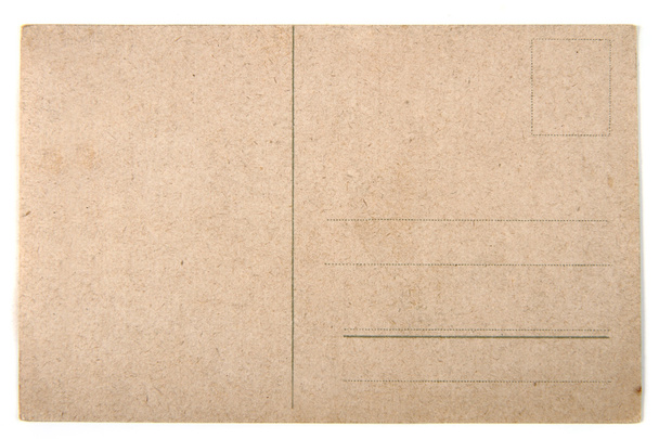 стара порожня листівка з тильної сторони
 - Фото, зображення