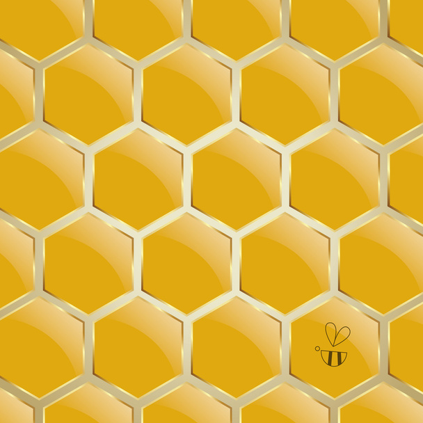 Méz háttér gyűjtemény - Vektor, kép