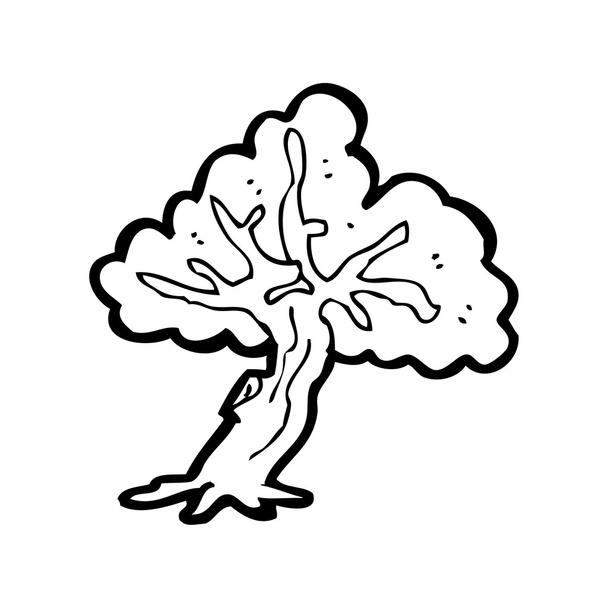 Cartoon tree - ベクター画像