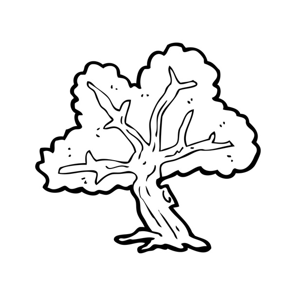 Cartoon tree - ベクター画像