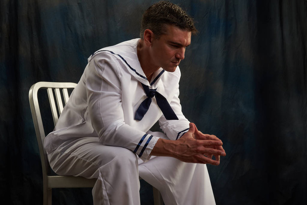 The sexy sailor prepares for battle. - Photo, Image