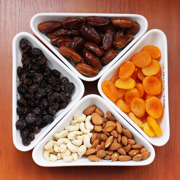 Dried fruits and nuts - Photo, Image