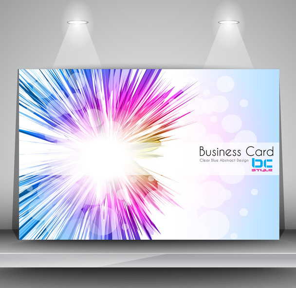 Elegant Business Card Design Template - Вектор,изображение