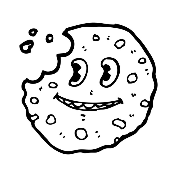 kreslený cookie - Vektor, obrázek