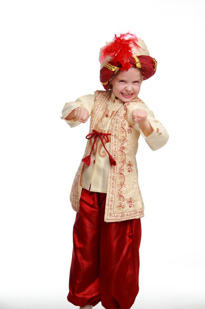 Girl dressed as sultan - Фото, зображення