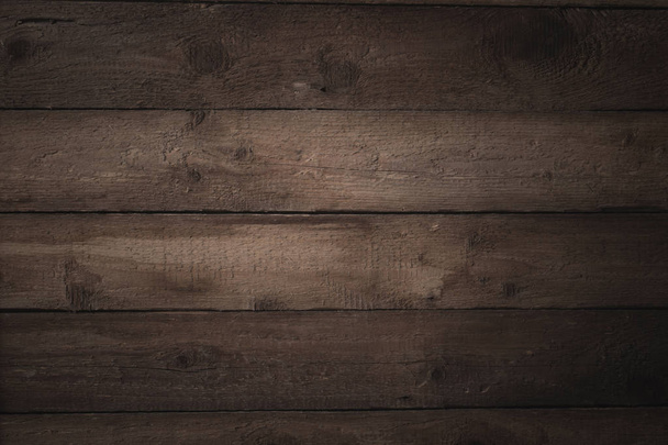 old wooden dark background - Photo, Image