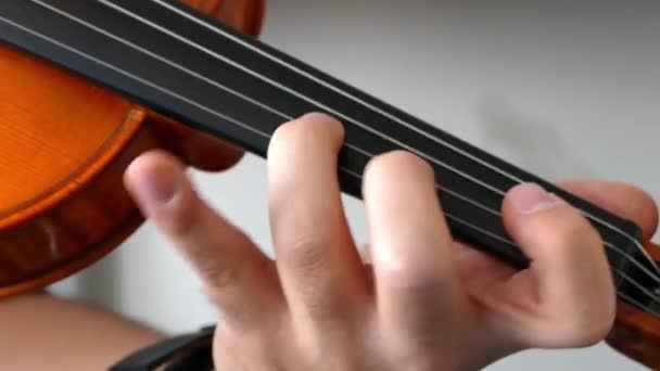 Hegedűs hegedülni az iskolában tanít megjegyzi, klasszikus török zene. - Felvétel, videó
