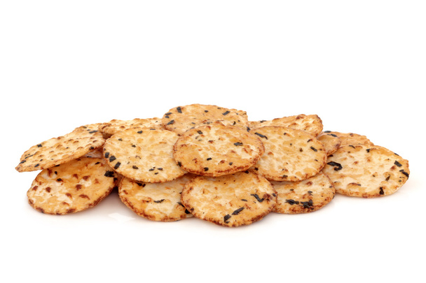 Seaweed Rice Crackers - Photo, Image