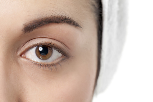 108 ženské hnědé oko - Fotografie, Obrázek