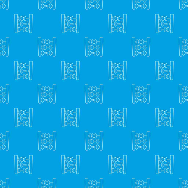 Abacus pattern vector seamless blue - ベクター画像