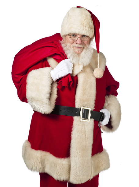 Babbo Natale con sacchetto regalo
 - Foto, immagini