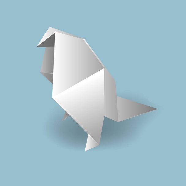 Vector illustrations with origami - Vector, Image