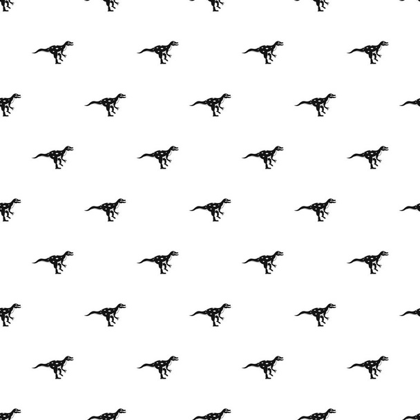 Ornithopod dinosaur pattern vector - Вектор,изображение