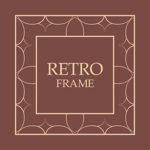 Vintage decorative frame - Vector, Imagen