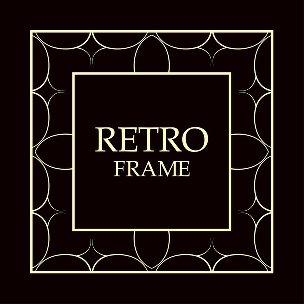 Vintage decorative frame - Vecteur, image