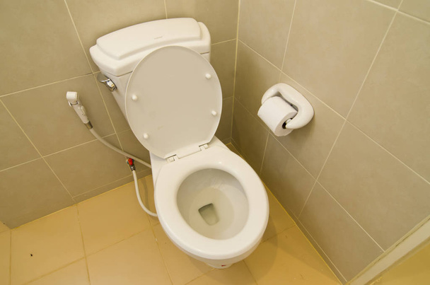 clean toilet at office - Foto, Bild