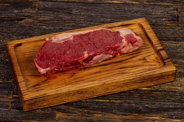 Raw beef steak Picanha  Black Angus - Фото, изображение