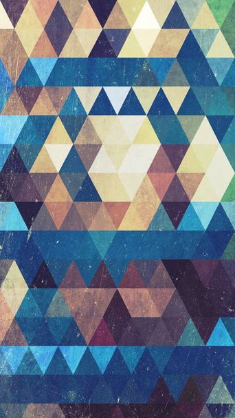 Abstract triangle low poly pattern background illustration - Photo, Image