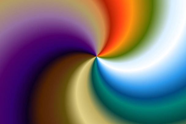 Twirl Rainbow Burst Background. Abstrato. fundo para cartão, design de texto, impressão
. - Foto, Imagem