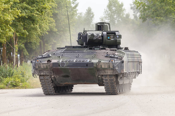 German infantry fighting vehicle drives on a street - Photo, Image