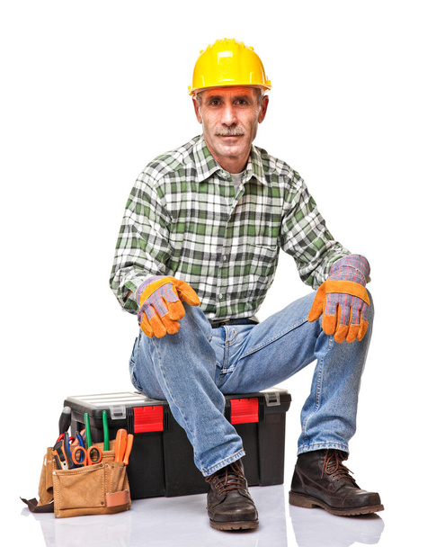 senior handyman - Photo, Image