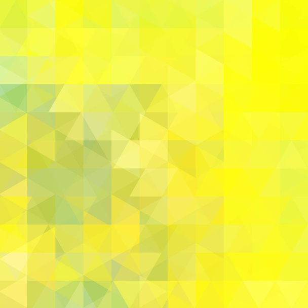 Abstract vector background with triangles. Yellow geometric vector illustration. Creative design template. - Вектор, зображення